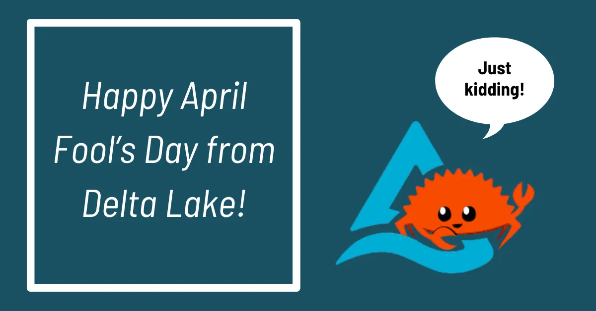 "Happy April Fool&#x27;s Day!"